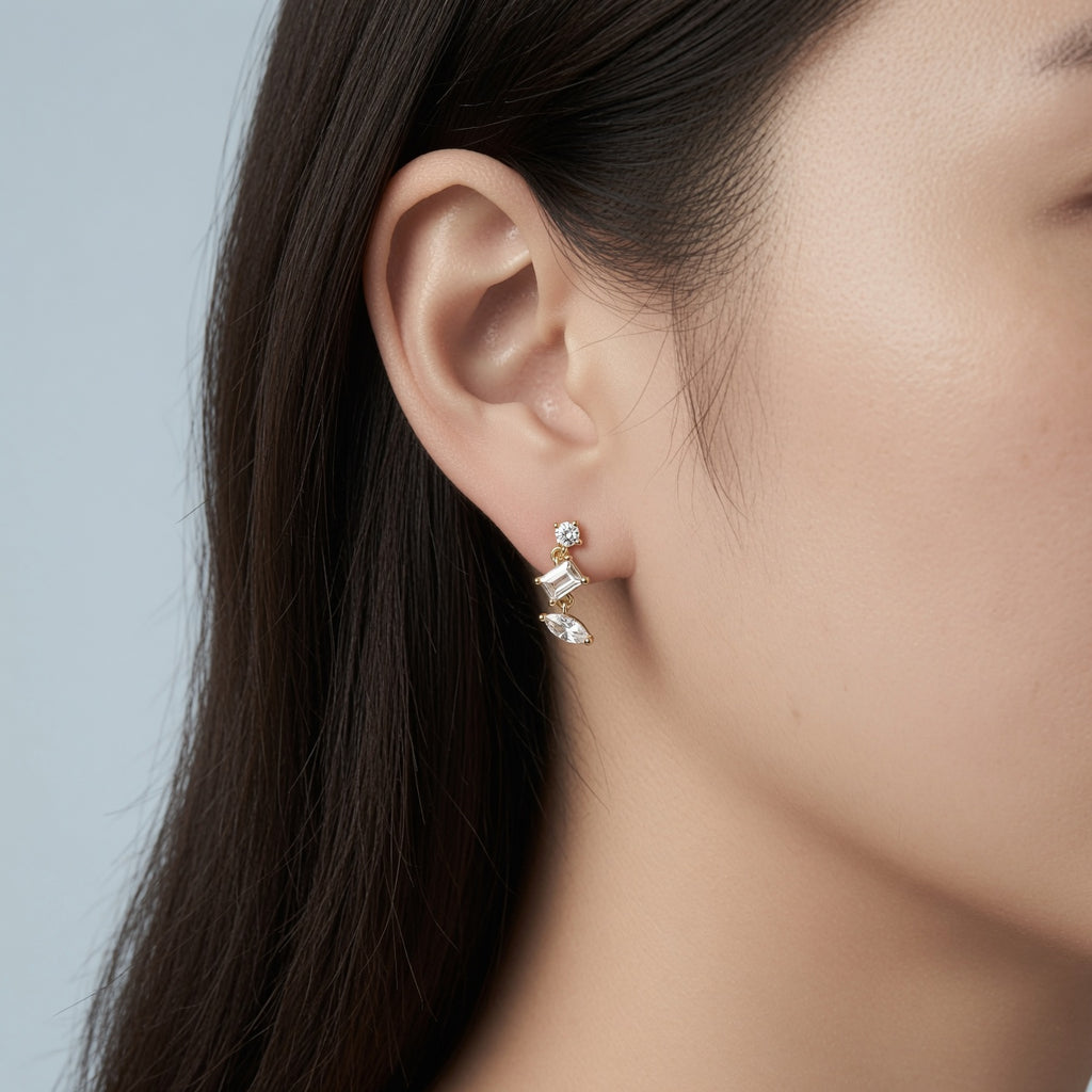 Trio of Lights Earrings