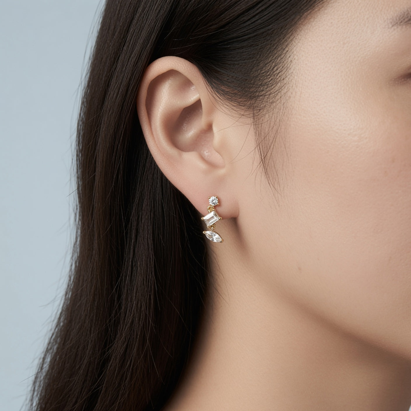 Trio of Lights Earrings