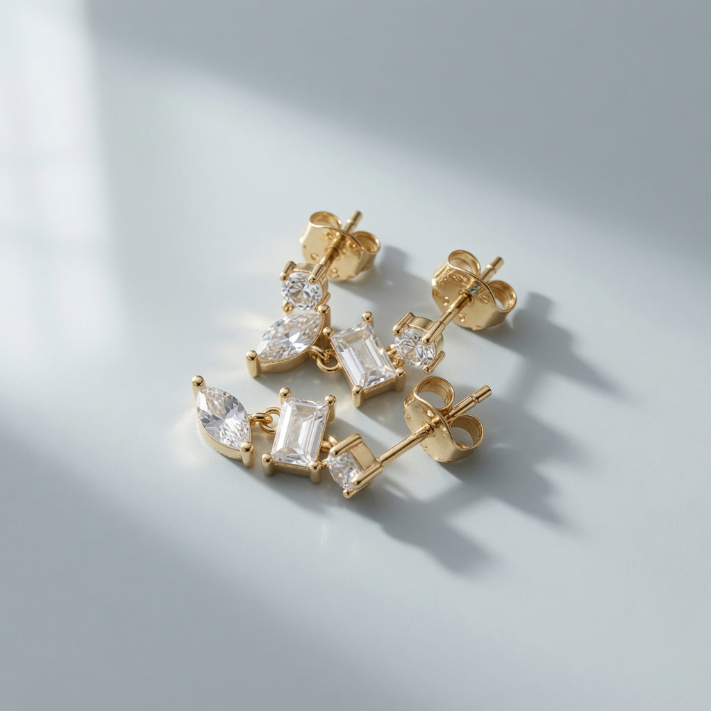 Trio of Lights Earrings