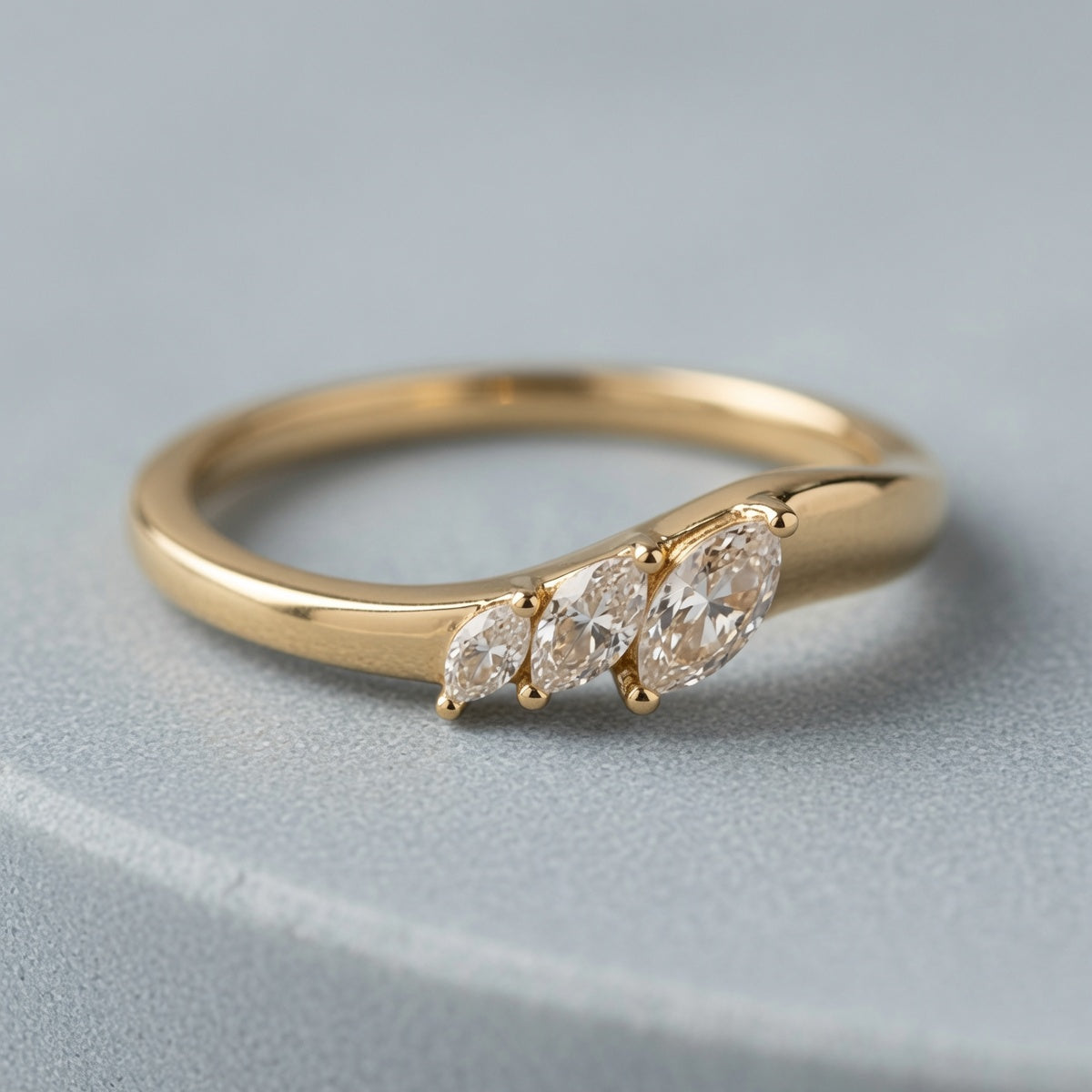 Soleil & Lune Marquise Ring